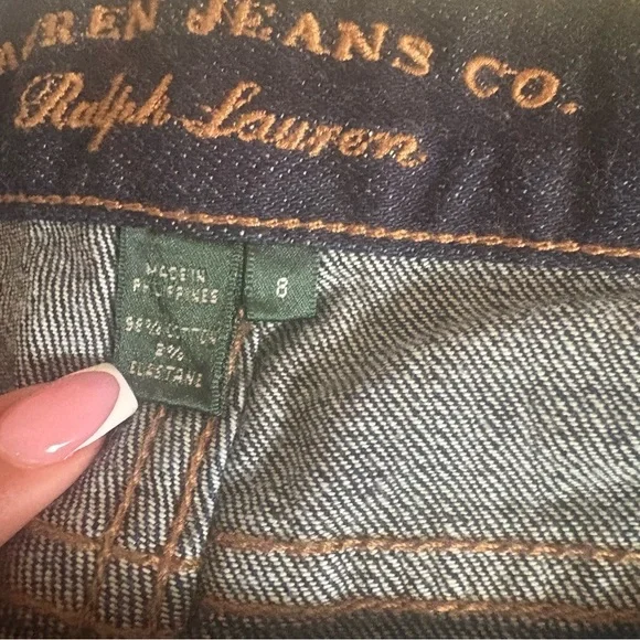 Lauren by Ralph Lauren Modern Bootcut jeans size 8 length 33 - Picture 9 of 12